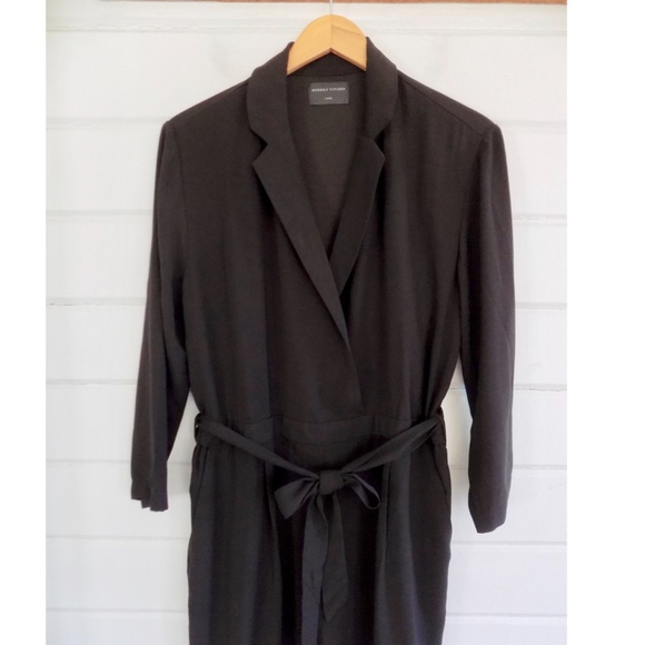 MODERN CITIZEN Mariska Wrap Front Jumpsuit Black-L - Picture 3 of 8